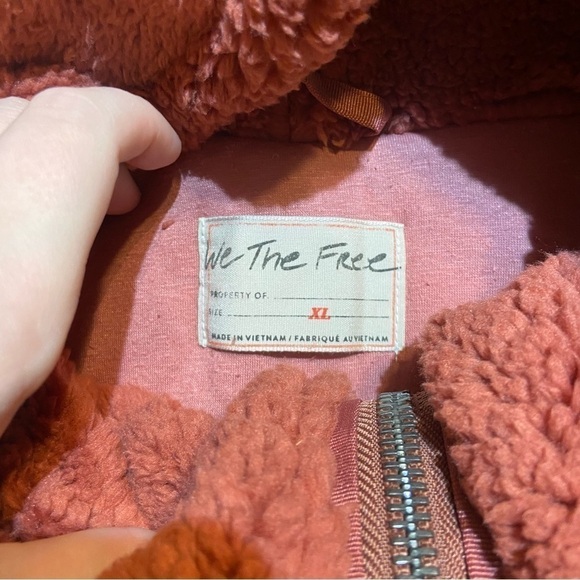 Free People We The Free Sherpa Jacket Size XL NWT - Picture 2 of 7